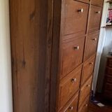 Oak storage cabinet