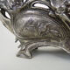 Silver bronze planter Art Nouveau era