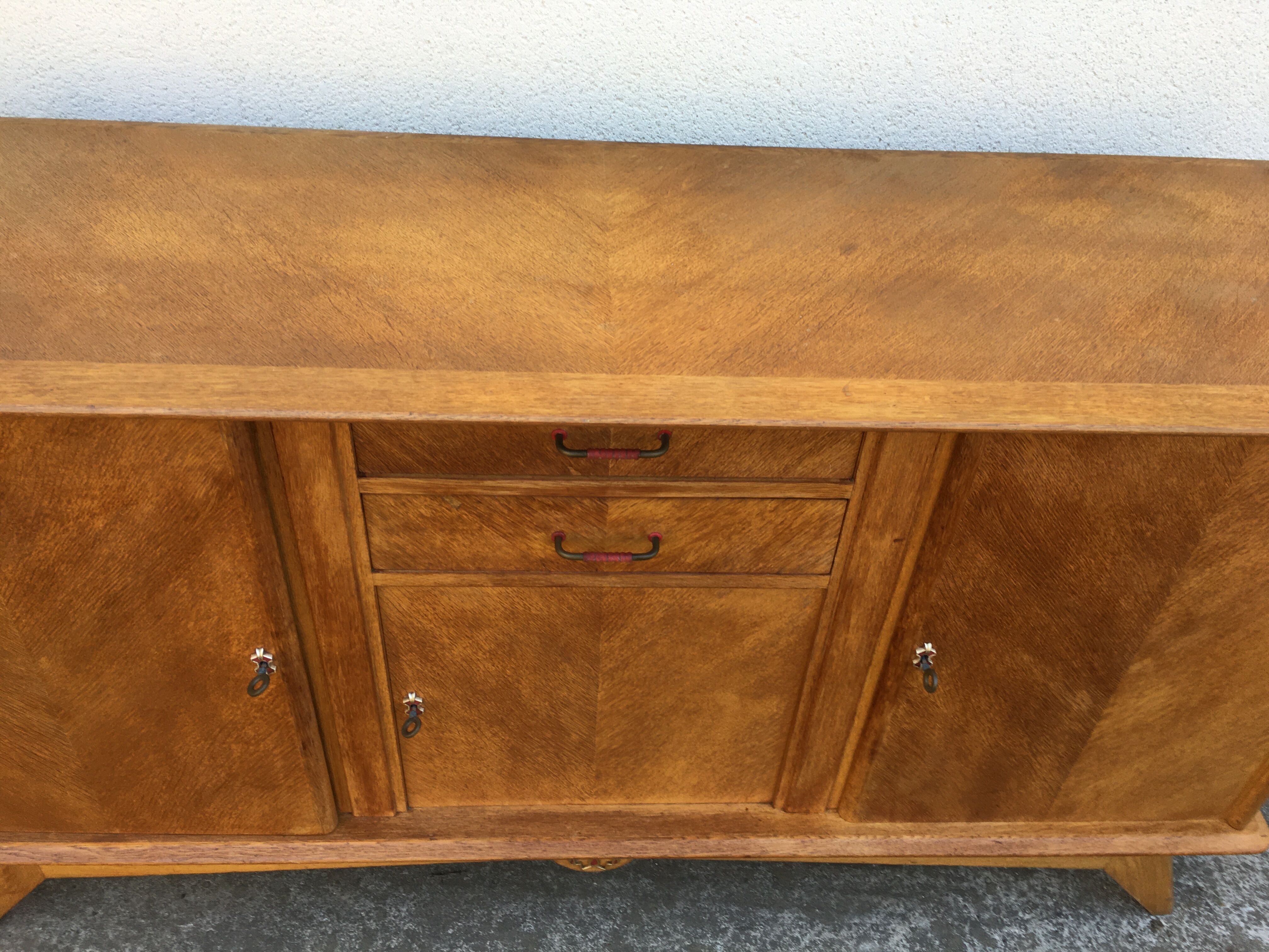 Buffet enfilade vintage feet compass year 50