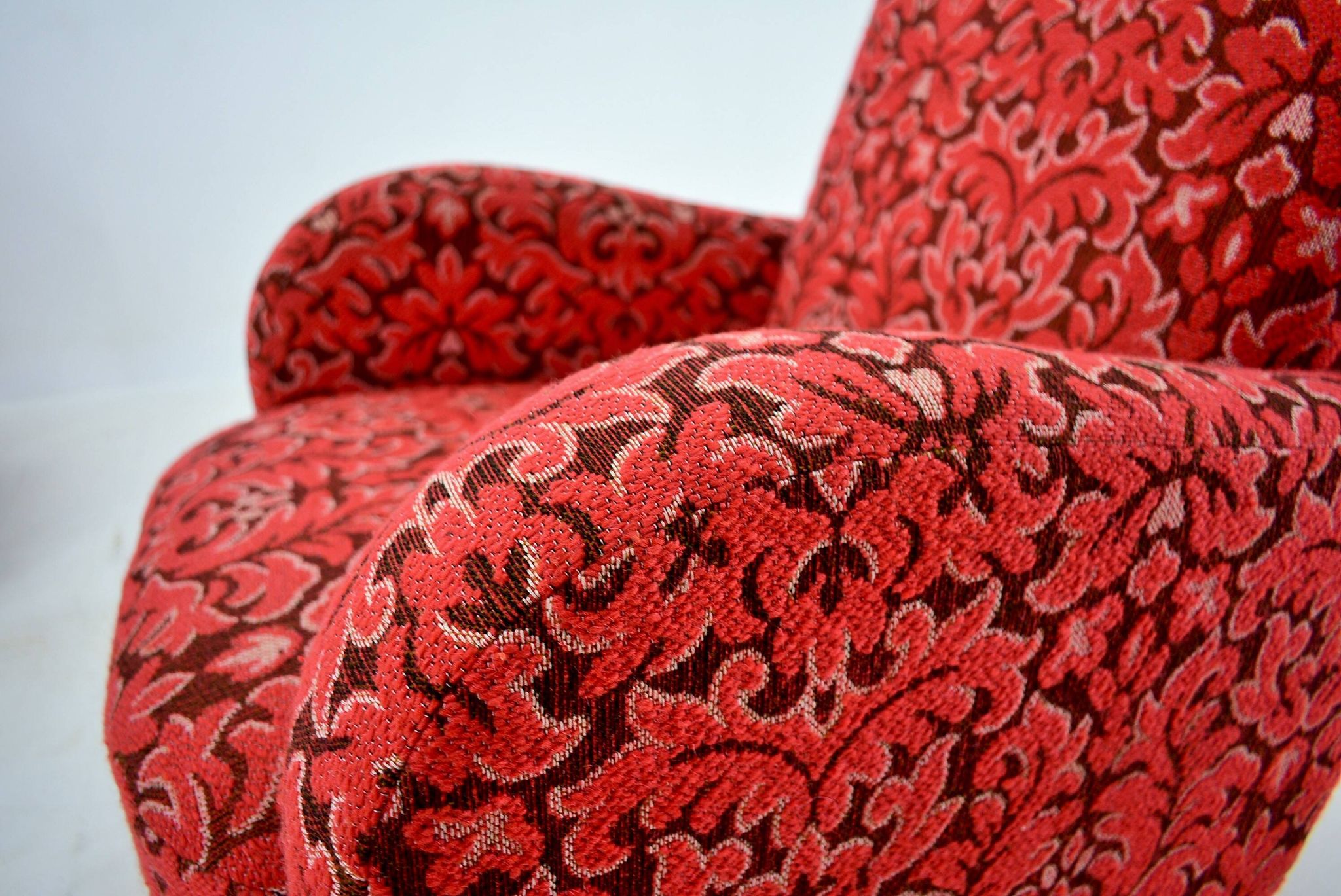 Set of two rare art deco armchairs h-283 by jindřich halabala, 1949s