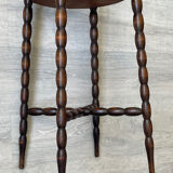 Vintage turned wooden gueridon from the 60s.