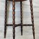 Vintage turned wooden gueridon from the 60s.