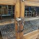 Ancien vaisselier en teck birman