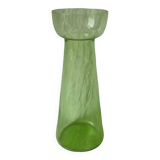 70's vintage glass hyacinth vase