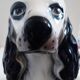 Vintage ceramic puppy: cocker spaniel