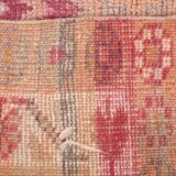 3x12 Rug For Kitchen Pale Red Pink Turkish Vintage Runner Rug 85x367Cm