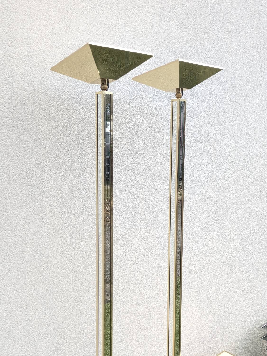 Paire de lampadaires vintage Kott Paris