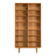 Danish High oak bookcase by Hundebad & Co, 1960s