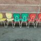 6 chaises vintage Henriette