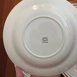 6 deep plates, Gildas series, Gien