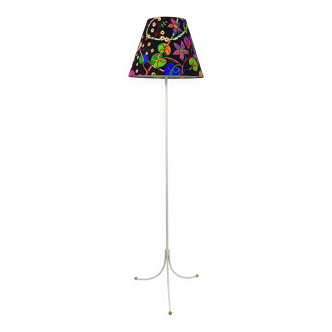 Josef Frank x J.T. Kalmar (House & Garden) Tripod floor lamp in white brass #2057