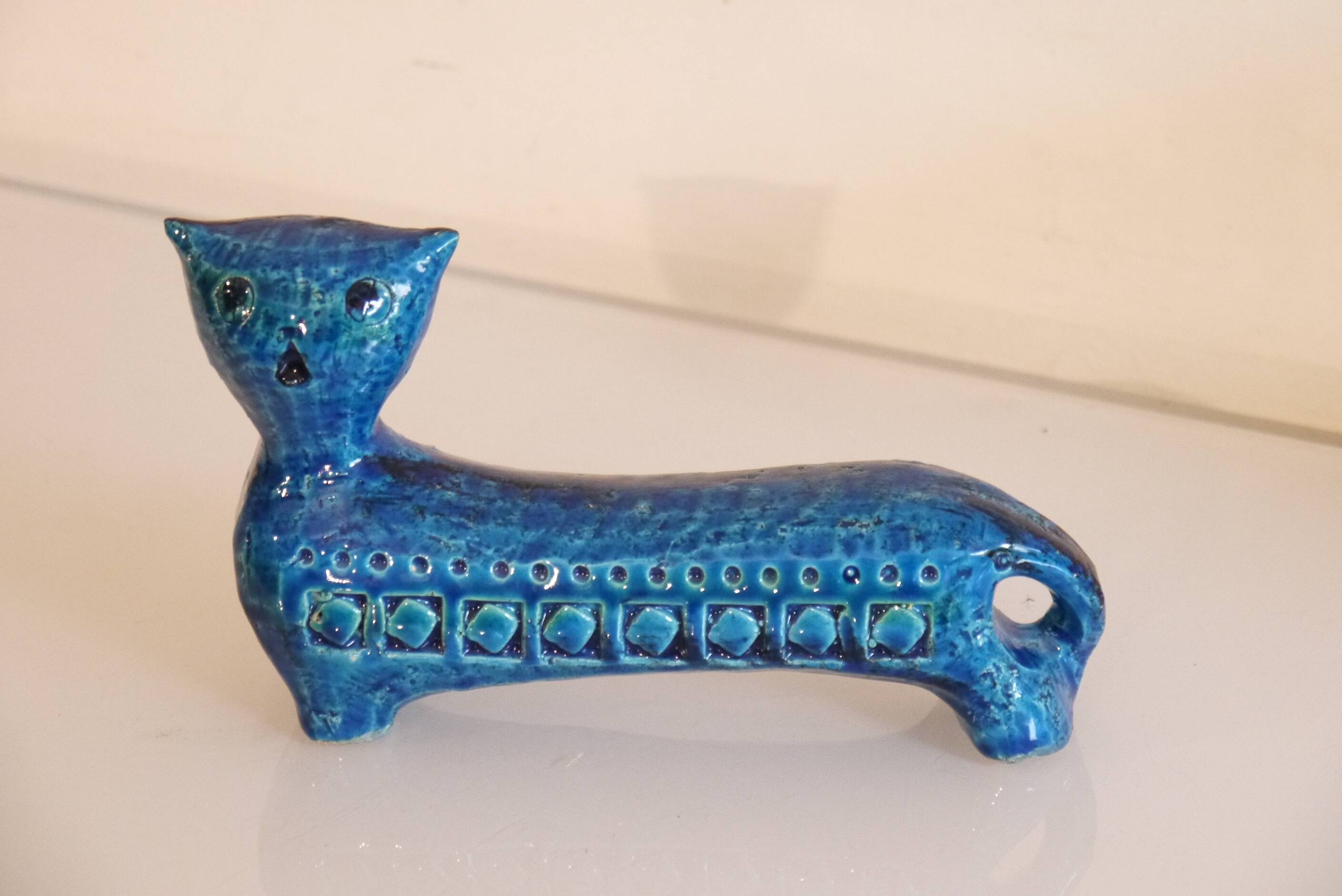 Ceramic cat by Aldo Londi for Bitossi