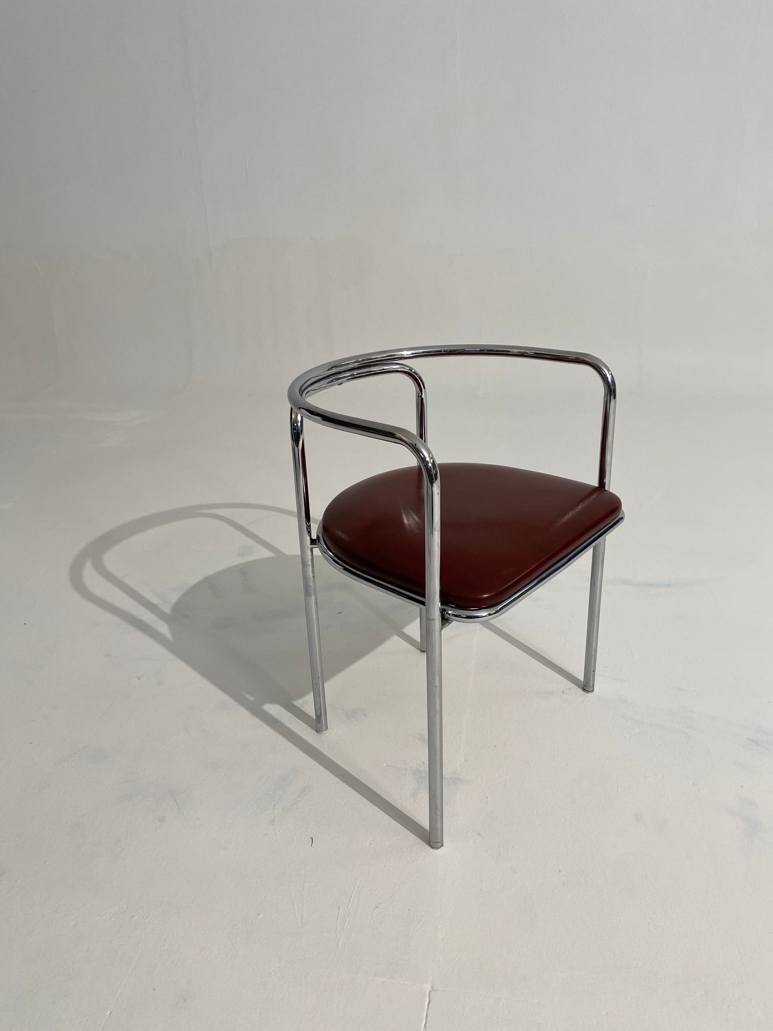 Tubular chrome chairs