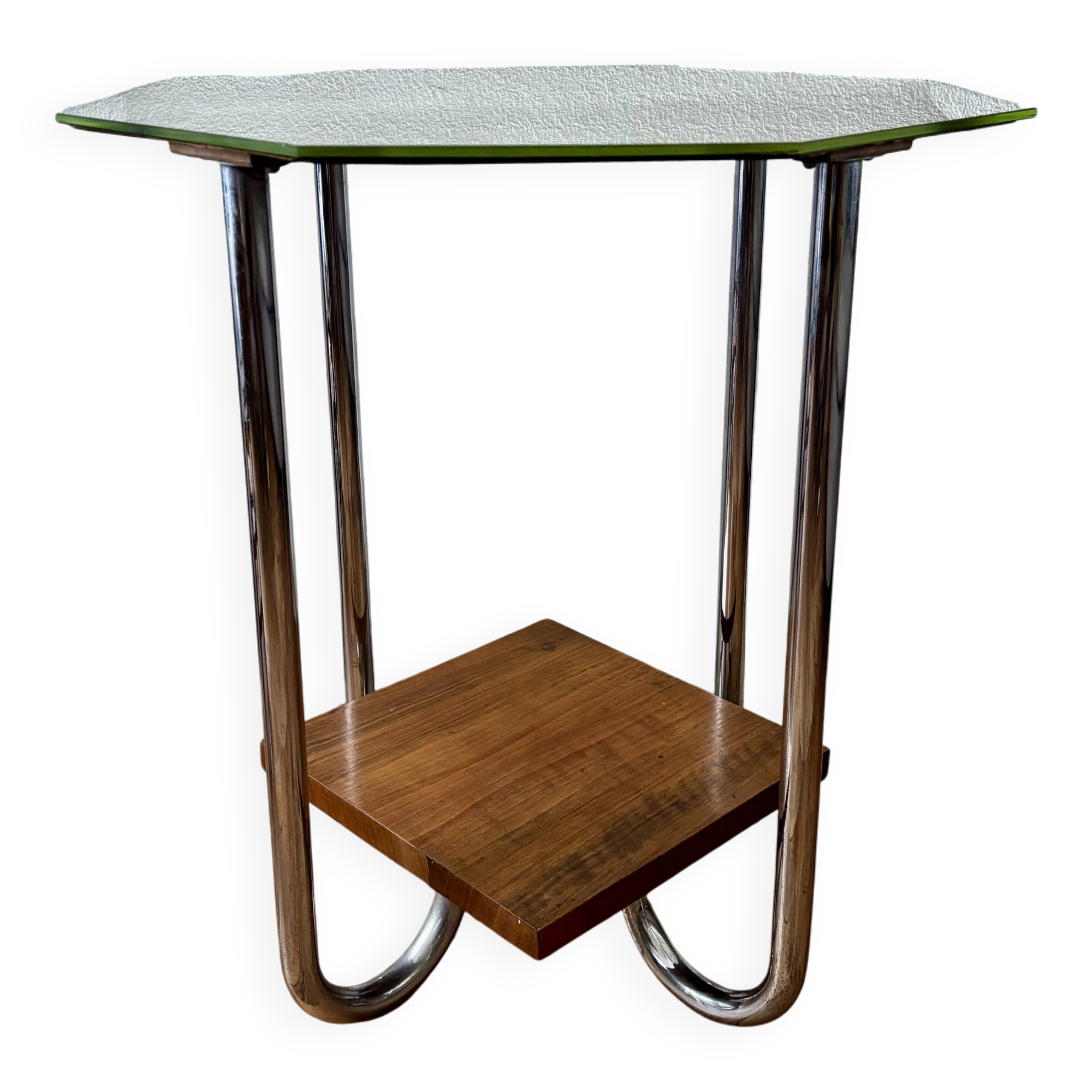 Vintage 1930s Art Deco pedestal table