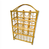 Rattan bottle holder