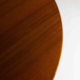 Large tulip table with wooden top by Eero Saarinen, Knoll International 1970s