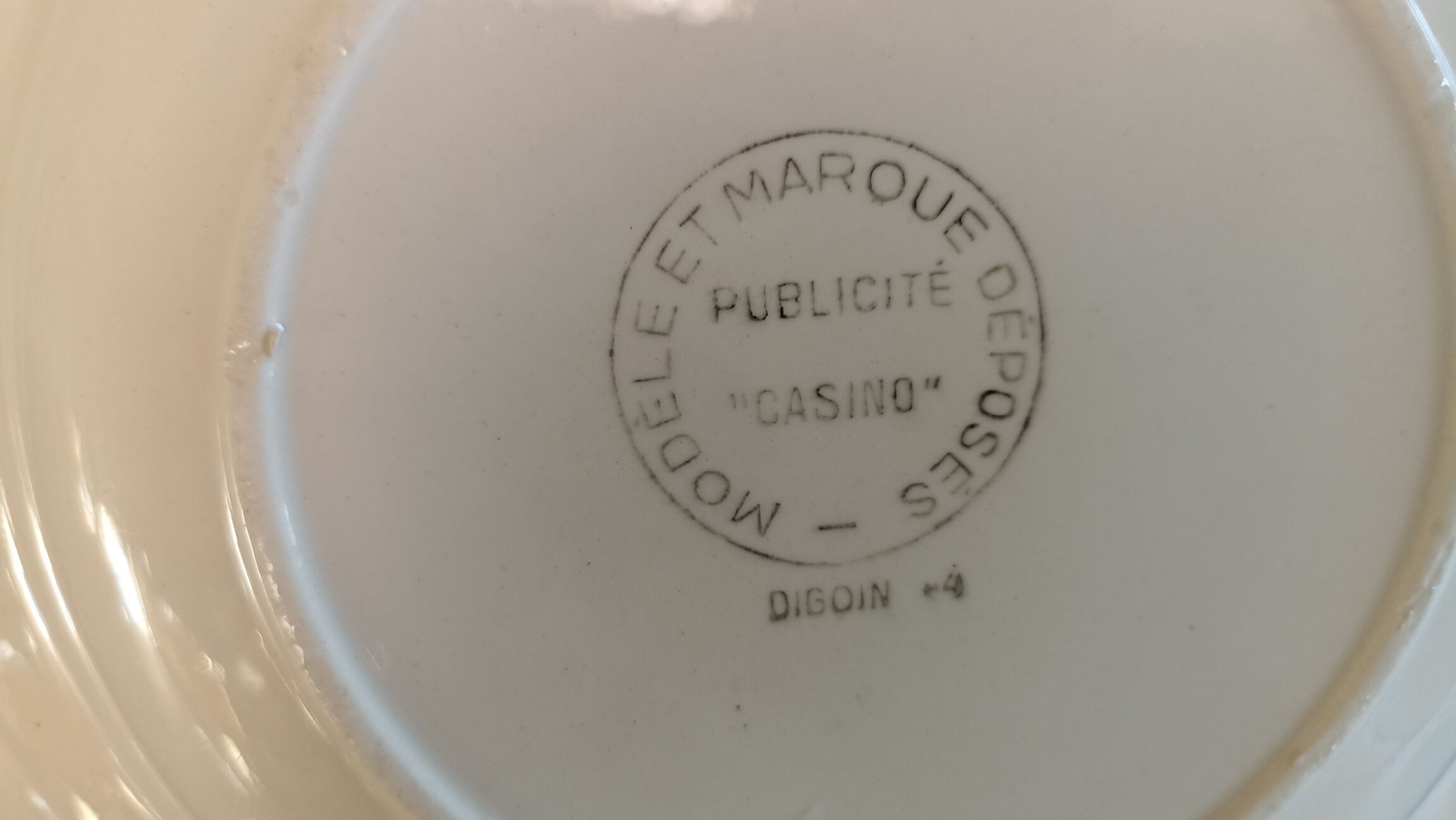 3 hollow plates Digoin - Casino