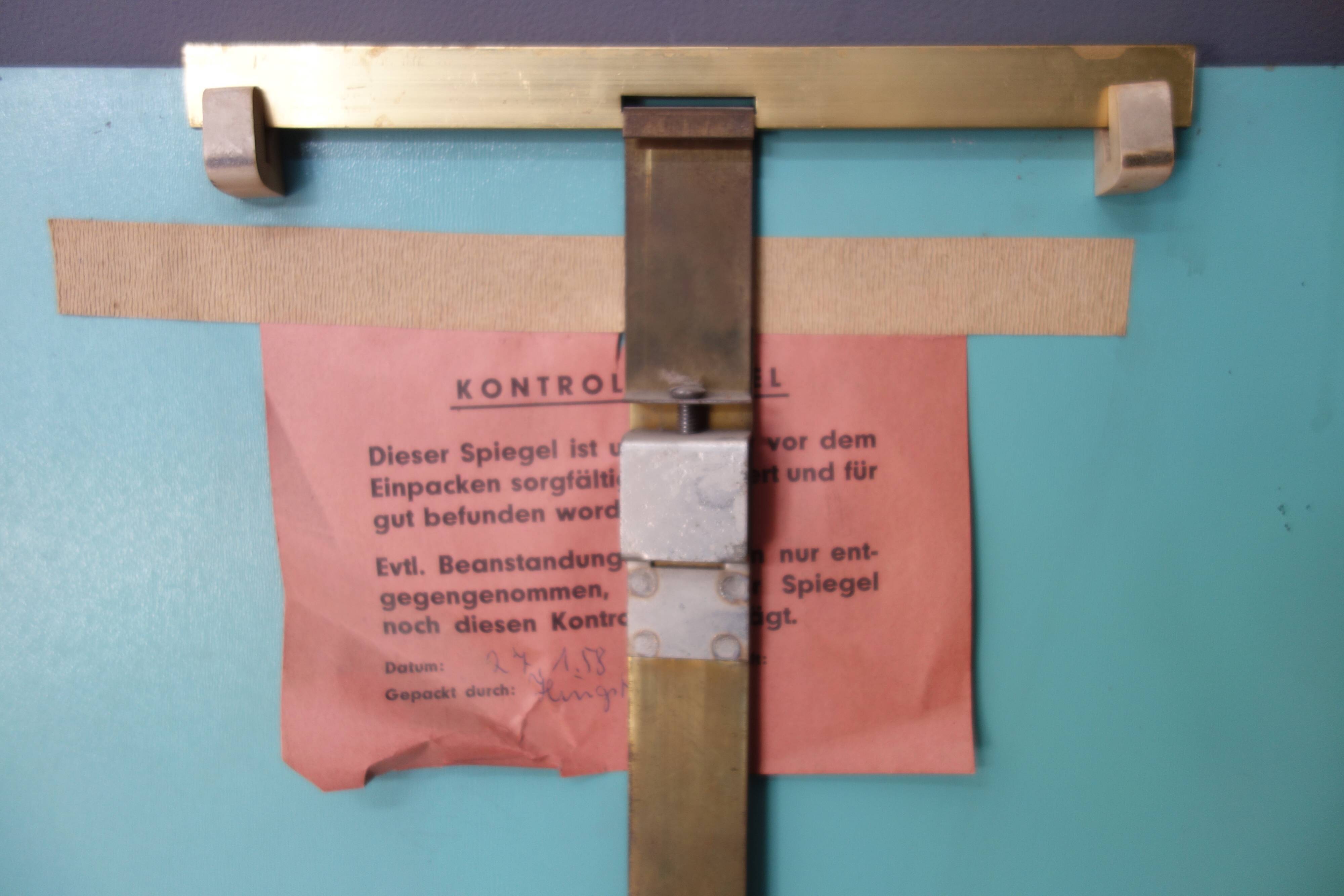 Miroir des années 1950 - 70x35cm