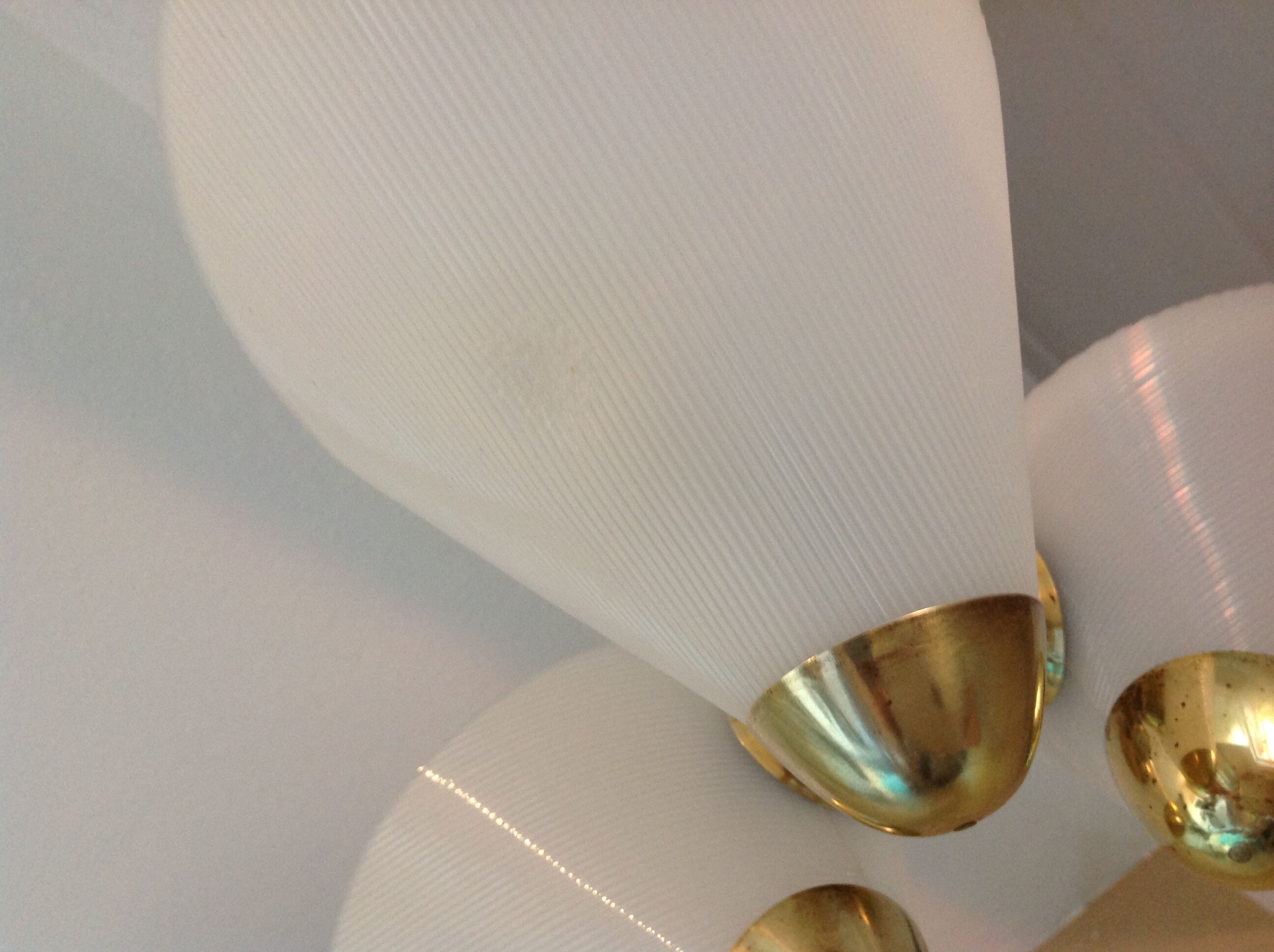 Chandelier 60s brass