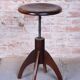 Mid-Century Czech Beech Piano Stool, 1940s