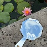 Beveled hand mirror