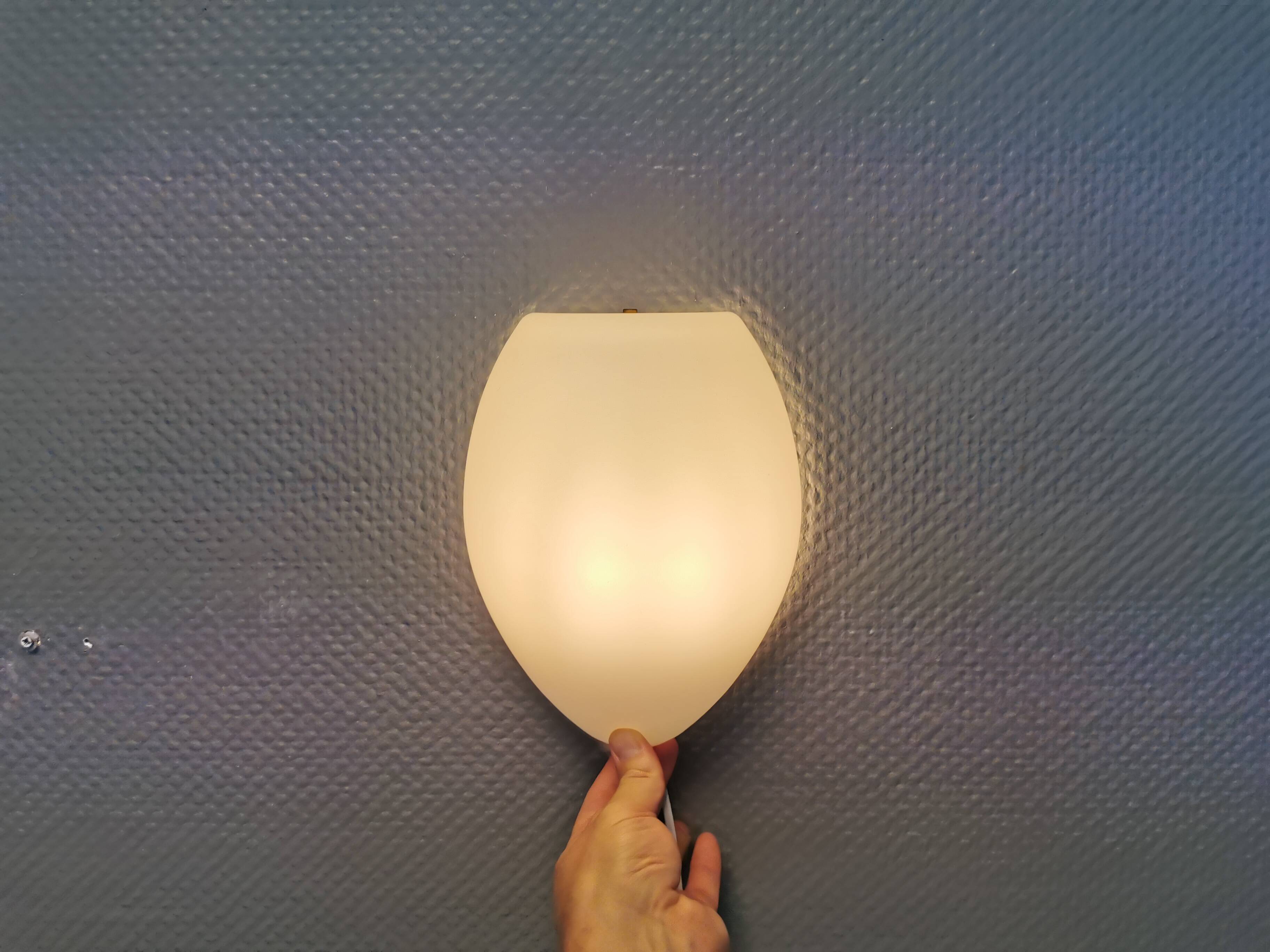 Rare wall lamps, model Vasa, designed by Jo Hammerborg in 1966 for Fog & Mørup Denmark.