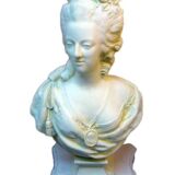 Marie Antoinette bust sand patina H54cm