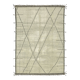Hand-Knotted Tribal Unique 263 cm x 381 cm Beige Wool Carpet