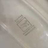 Large LONGCHAMPS oval serving dish with Rouen decor