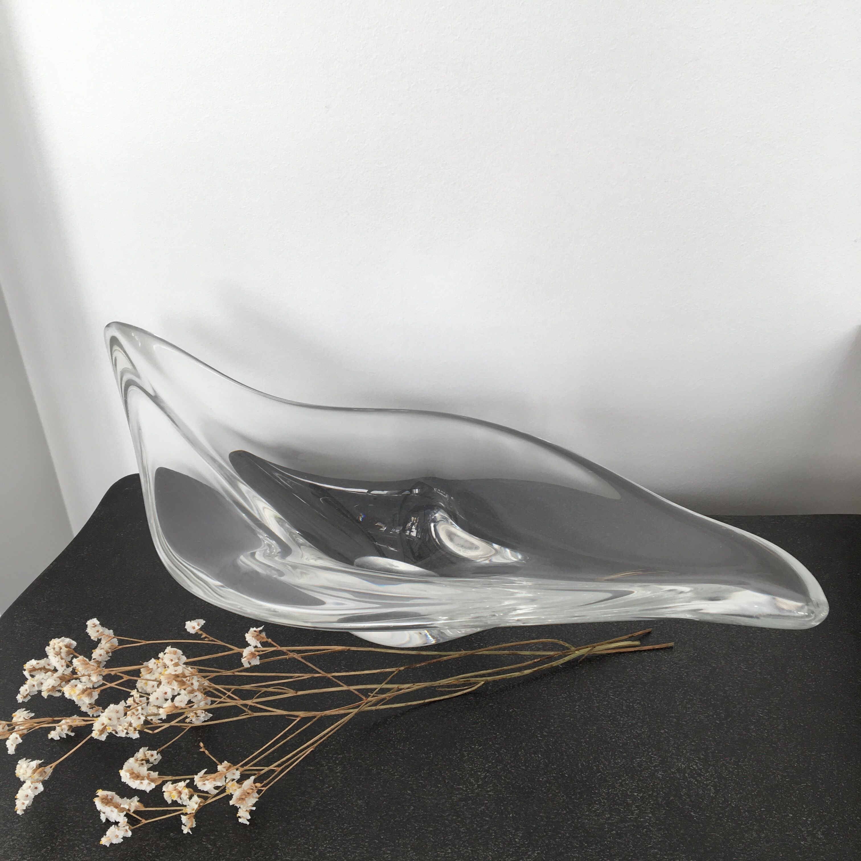 Coupe xl cristal étiré estampillé sèvres