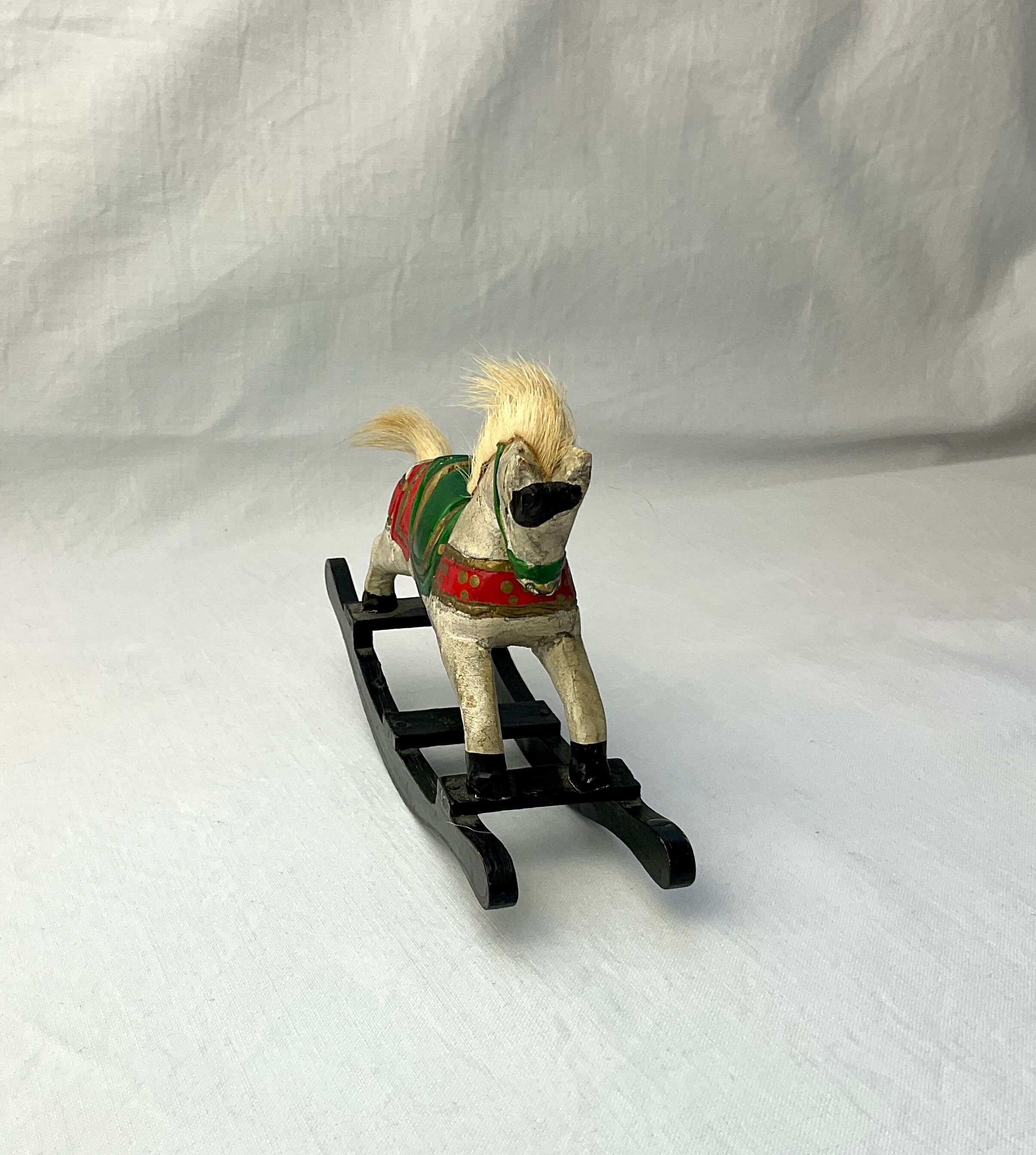 Small wooden horse toy