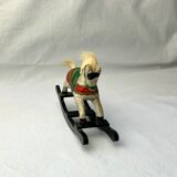 Small wooden horse toy