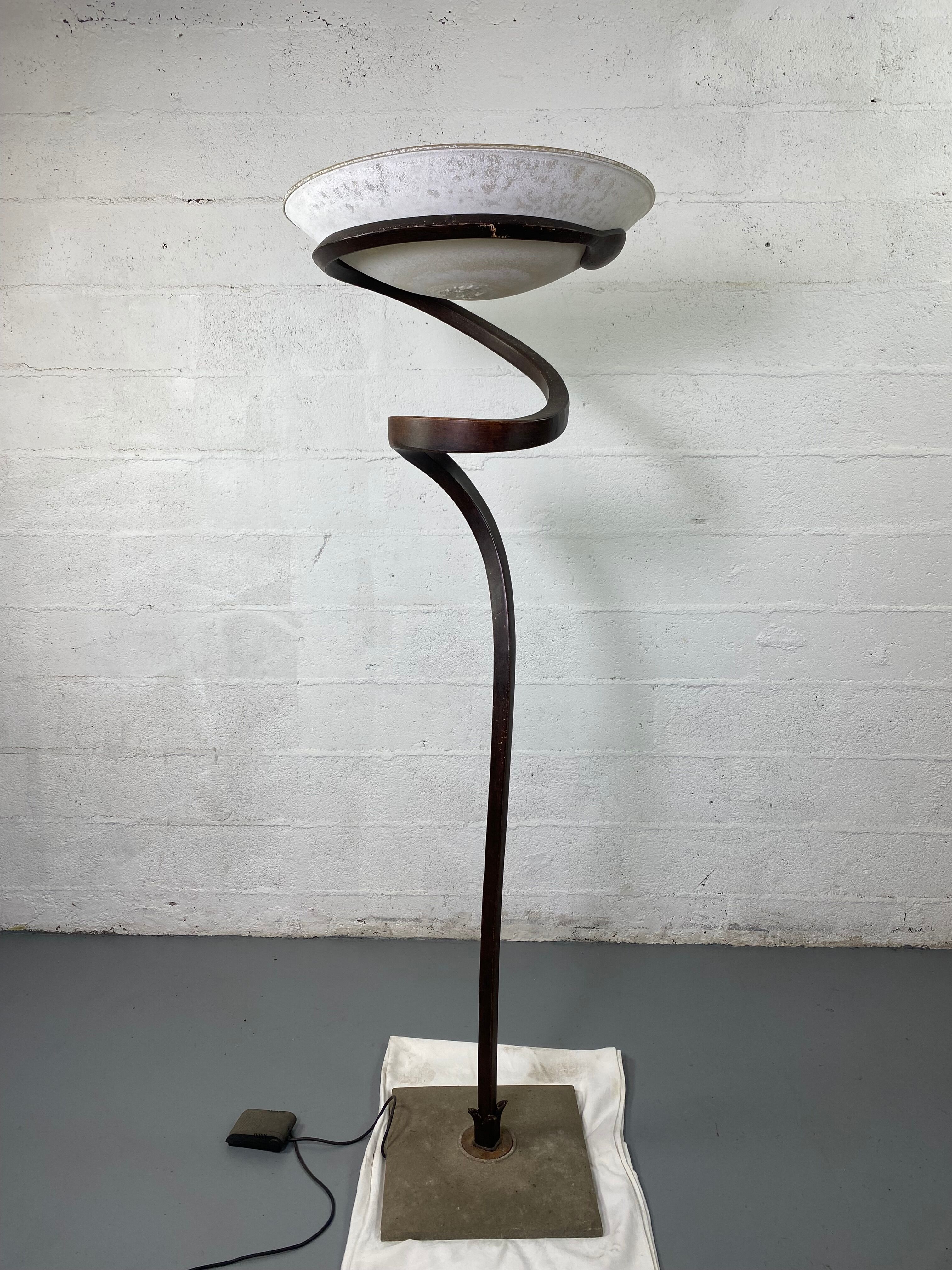 Floor lamp "Alfea" Scavo Enzo CIAMPALINI for Lamp International in Murano glass- 1970