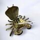 Regency bronze crab ashtray, Spain, 1980s