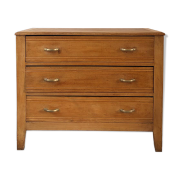 Vintage oak commode from the 1960s.