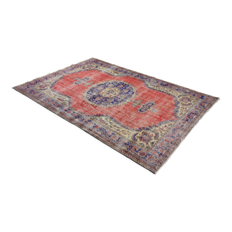 Anatolian handmade vintage rug 315 cm x 207 cm