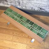 Formica and ceramic side table