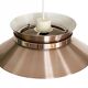 Copper colored aluminium pendant light by Carl Thore for Granhaga Metall. Sweden 1970s