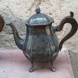 Silver metal coffee tea set