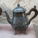 Silver metal coffee tea set