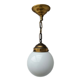 Opaline hanging lamp