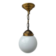 Opaline hanging lamp