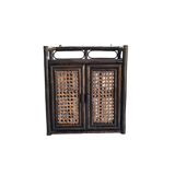 Rattan wall cabinet