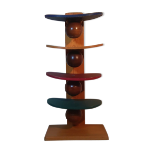 Etagère-rack totem années 80