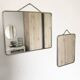 Lot de 2 miroirs de barbier vintage