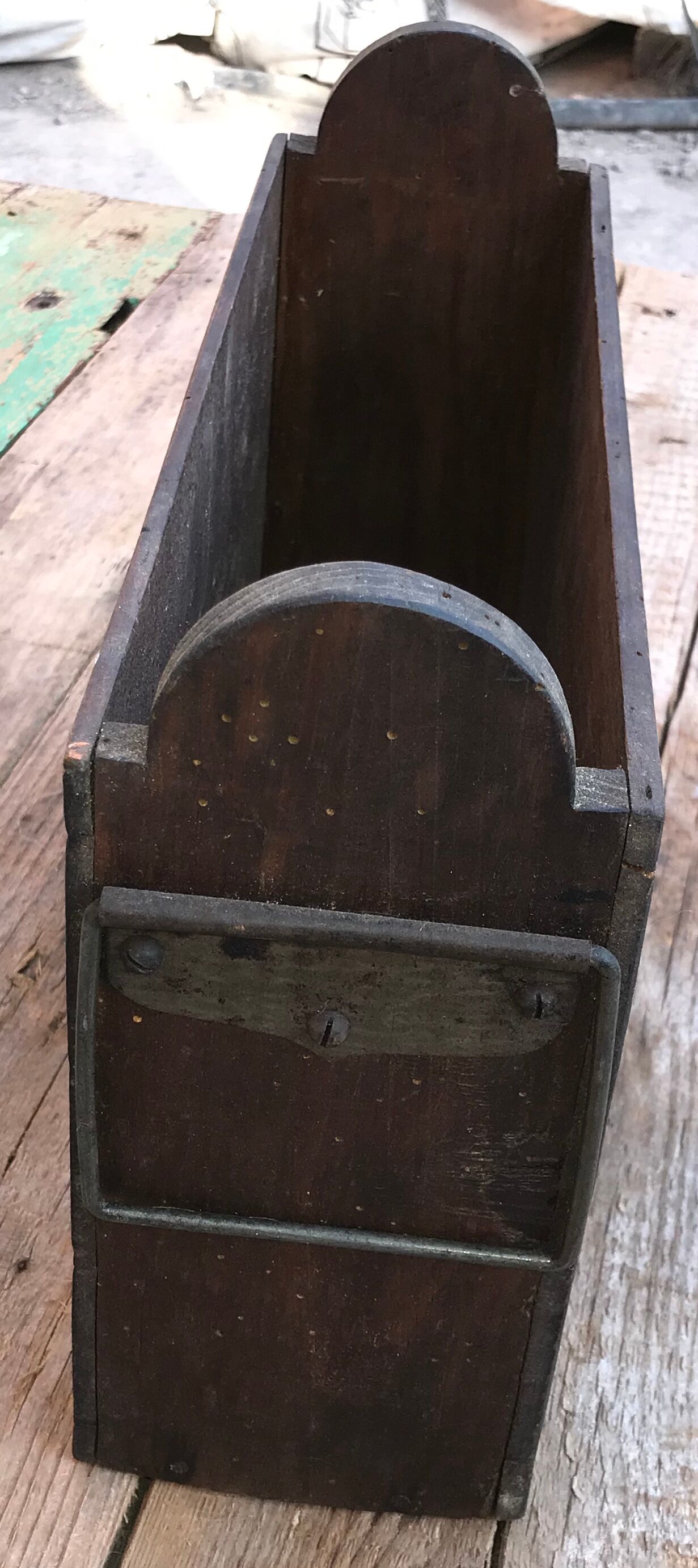 Wooden magazine holder