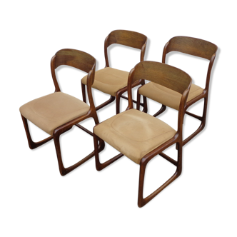 Baumann sled chairs set