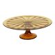 Art Deco Amber Tart Plate Dish Pastry Dish Scailmont
