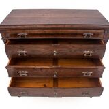 Antique oak chest of drawers, Northern Europe, circa 1890. After renovation.