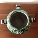 Vintage ceramics vase signed